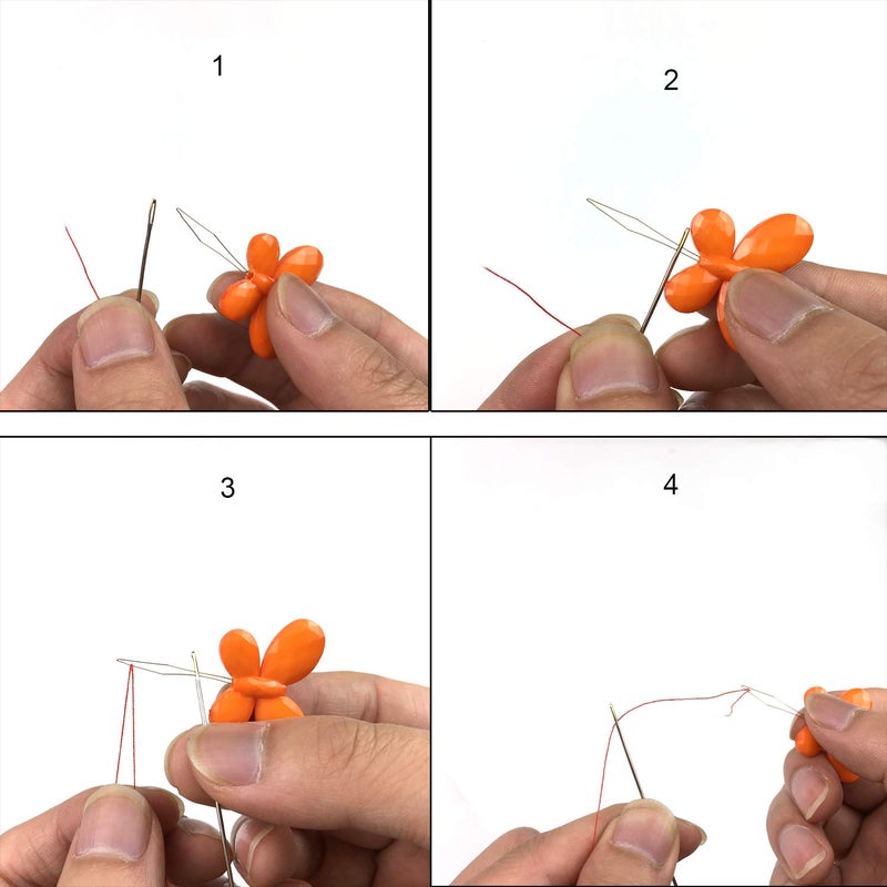 Weabetfu Latest 30 Pieces Needles Threaders with Clear Box,20pcs Flower and 10pcs Butterfly Durable Sewing Needle Threader for Hand Sewing and Needle Threaders for Embroidery(Random Colors) - Image 4